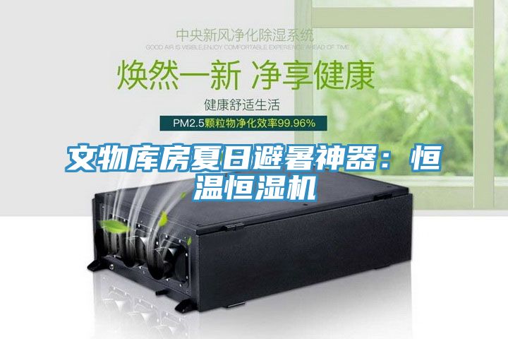 文物库房夏日避暑神器：恒温恒湿机