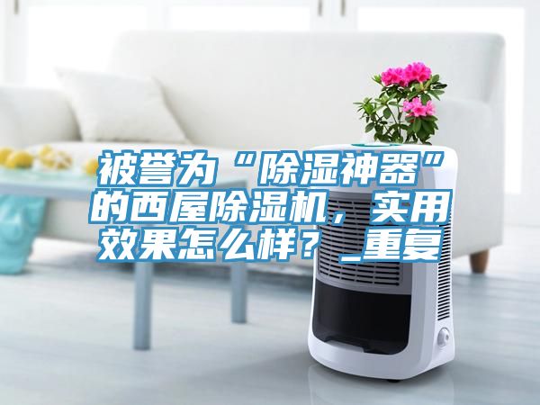 被誉为“除湿神器”的西屋杏仁直播app最新版下载，实用效果怎么样？_重复