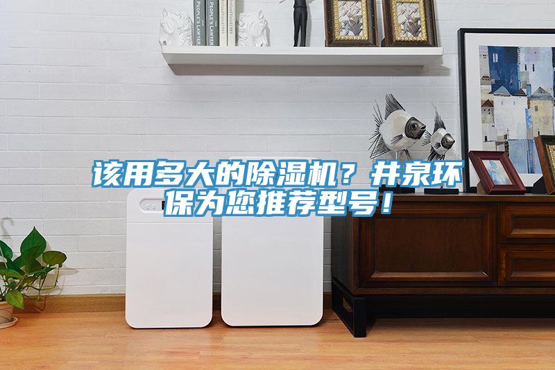 该用多大的杏仁直播app最新版下载？井泉环保为您推荐型号！