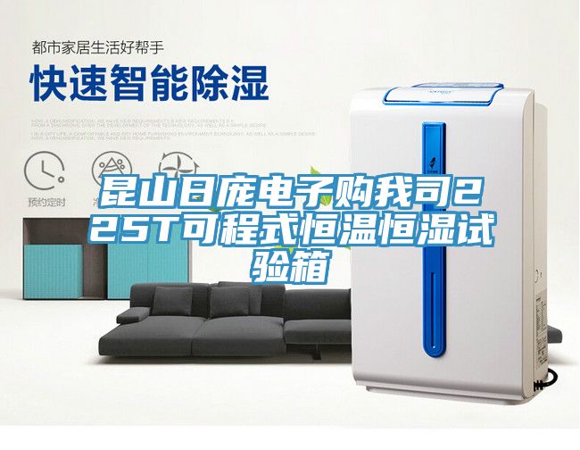 昆山日庞电子购我司225T可程式恒温恒湿试验箱