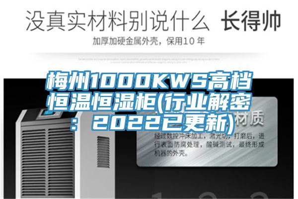 梅州1000KWS高档恒温恒湿柜(行业解密：2022已更新)