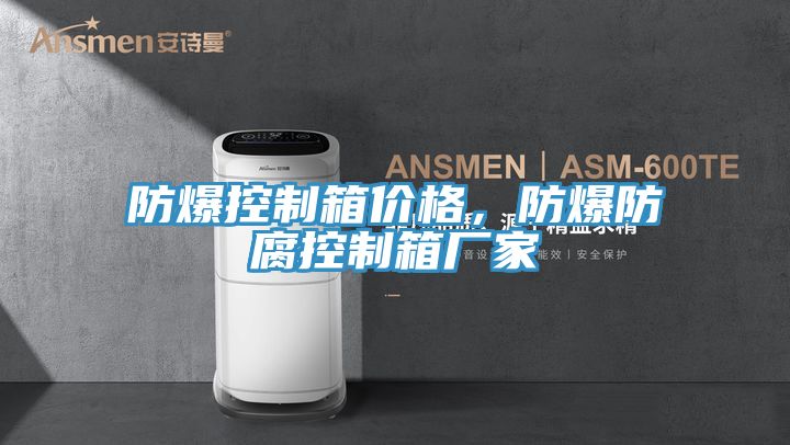 防爆控制箱价格，防爆防腐控制箱厂家