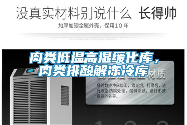肉类低温高湿缓化库，肉类排酸解冻冷库