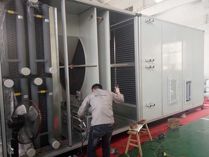 威海某大型化工企业两台10%湿度，40000风量2台杏仁直播app最新版下载组